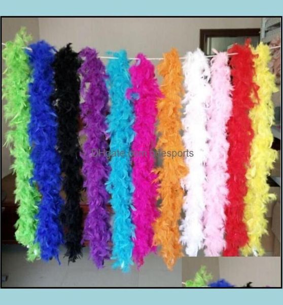 Altre forniture per feste per eventi Festiva Garden Delivery Delivery 2021 Turchia Grande Chandelle Marabou Feather Ceremonia di nozze Boa BOAS1620967