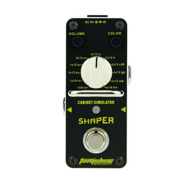 AROMA DE GUITAR ASR3 Efeito elétrico Efeito Pedal Shaper Gabinet Simulator com True Bypass Bypass Guitar Parts Acessórios Electric