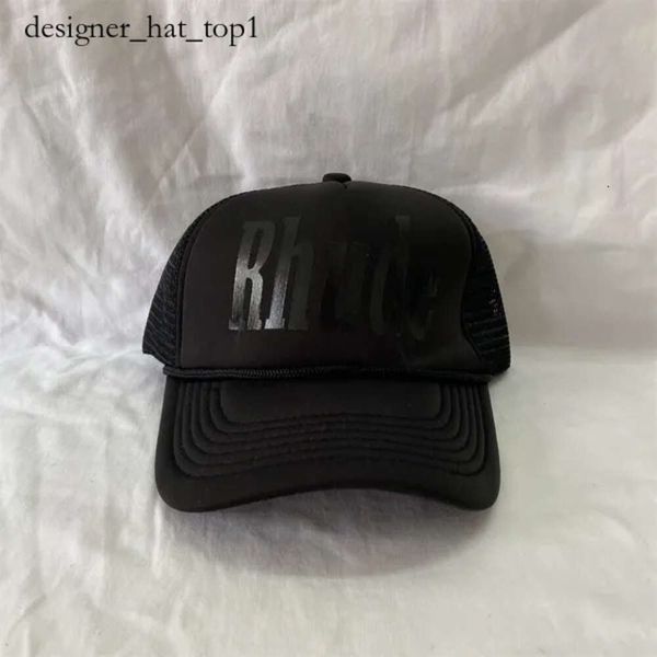 Mode-Marke-Designer Rhude Baseball Cap Trucker Hut Verstellbarer Schnappschack Einiesx Mens Hut Sommerballhüte Sonnenkappen hochwertiger Hip Hop 9209