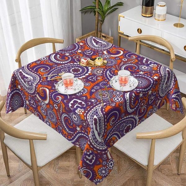 Tala de mesa Paisley Toleta de mesa impressa vintage Floral Outdoor Retro Eventos Tabelas de jantar Design Cover decoração