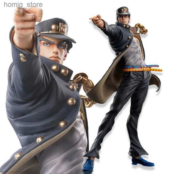 Dolls de pelúcia 17cm Anime Figura Kujo JOTARO JOLYNE CUJOH JOJOS Bizarre Adventure PVC Modelo Standing Toys Desktop Collection Gifts Gifts Y240415