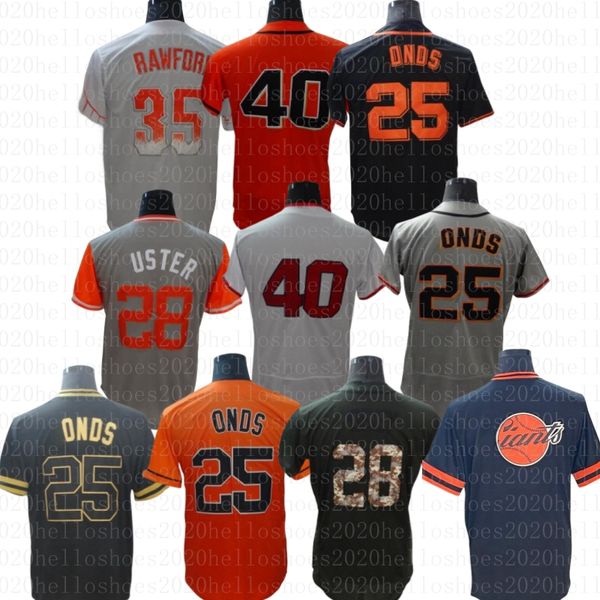 2024 Custom Jung Hoo Lee Baseball Jersey Flores San Francisco David Villar Webb Concorto Estrada Lamonte Wade Jr. Sabol Giants Yastrzemski Posey Size S-4xl