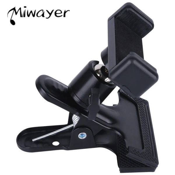 Cabos Miwayer Guitar Head Phone Mount for Live Broadcast ensinando gravação de vídeo Android e iPhone Guitar