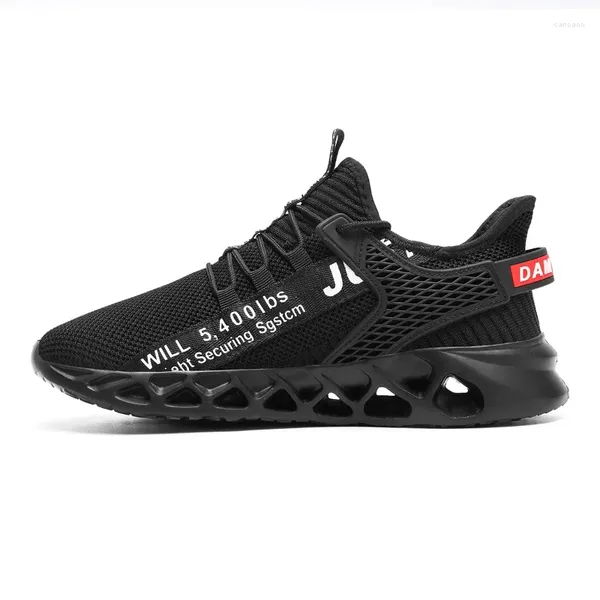 Повседневная обувь Fujeak Comfort Running Men Sneakers Trend Trend Dethabless Lightweight без скольжения обуви плюс размером 36-46