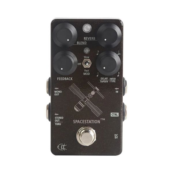 Cabos Ckk Electronic Space Station TTM Atraso e Pedal de Efeito da Guitarra Reverb