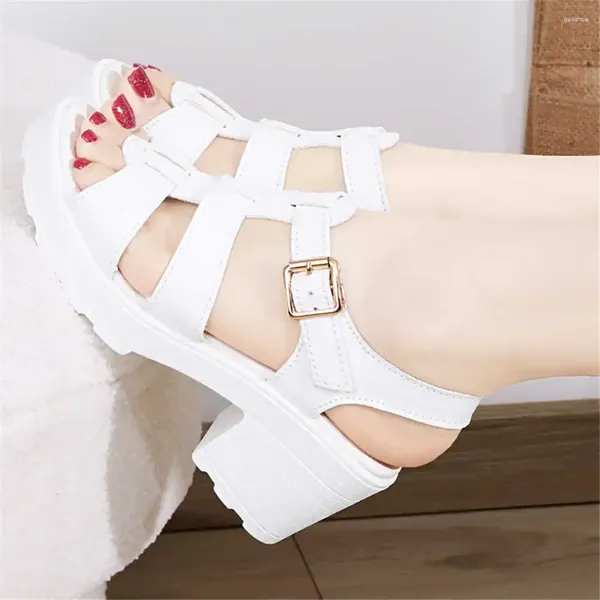 Kleiderschuhe Flatform Peep Toes Women High Heels