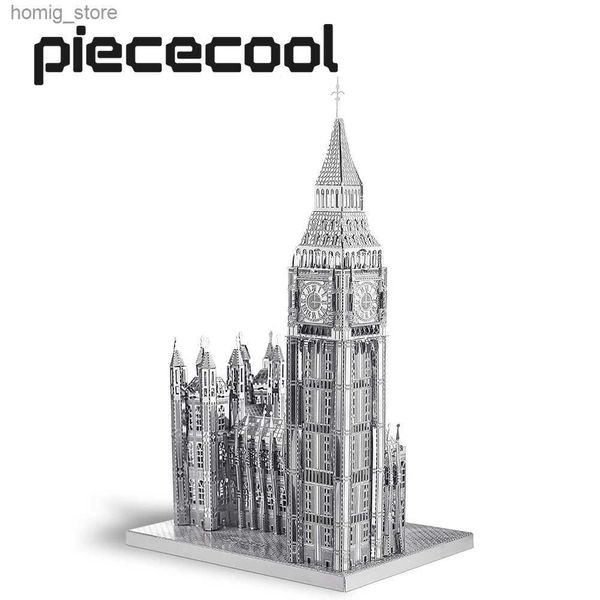 3D Puzzles Parçalı 3D metal bulmaca Büyük Ben Model Bina Kitleri Jigsaw Diy kiti Teen Toys Beyin Teaser En İyi Doğum Günü Hediyeleri Y240415