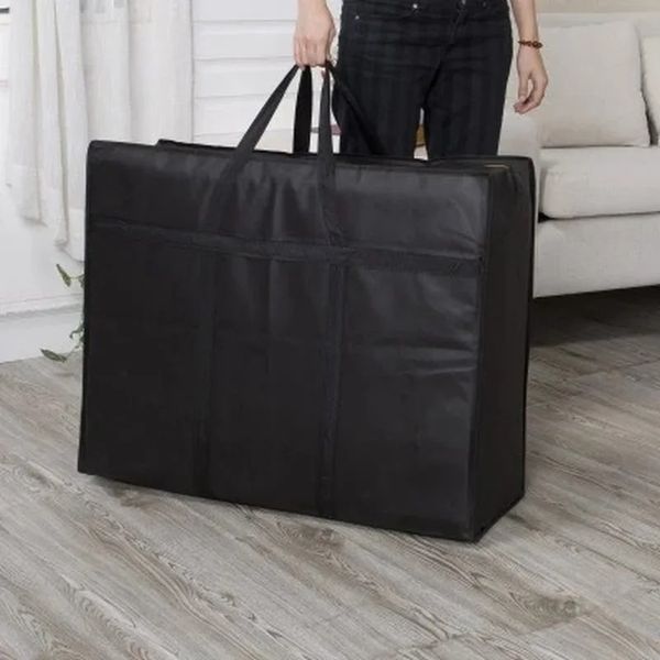 15 cores Bolsas de armazenamento dobráveis duráveis Travel Bagagem de bagagem de umidade à prova de armazenamento Organizador de roupas de guarda-roupa 4 tamanhos organização