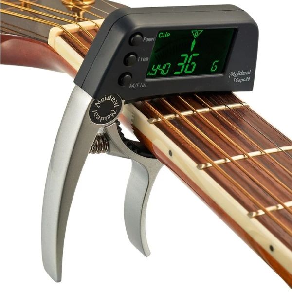 Cabos meideal tcapo20 alteração rápida Cappo Tuner liga Material de liga para guitarra elétrica acústica cromática