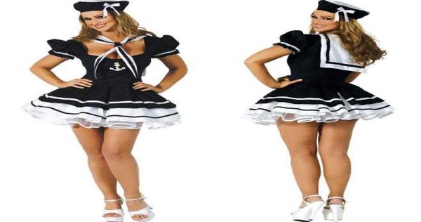 Nuovo cosplay di lingerie sexy Halloween Suit Navale Suit Suit Uniform Tentation Halloween Cos Show Costume Uniform Set4103587