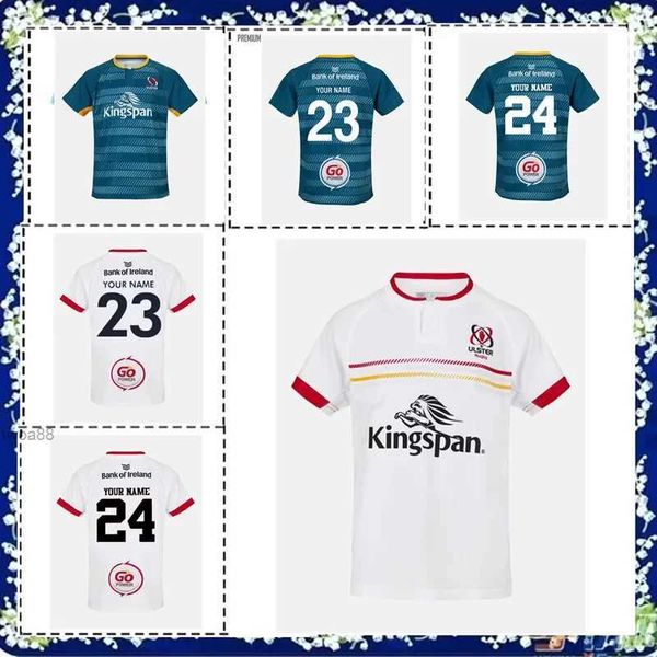 2024 Ulster Home Rugby Jersey Shirt 2023/24 Ulster Away Rugby Training Jersey Shorts Nome personalizzato e dimensioni numeriche S-5xl
