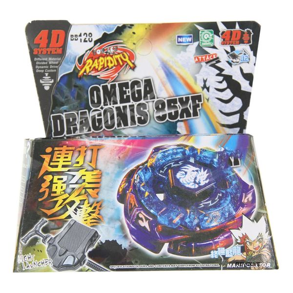 B -X Toupie Burst Beyblade Spinning Top Metal Fusion Masters BB128 Dragonis 85xf 4D -система - стартовый набор с пусковой установкой 240412