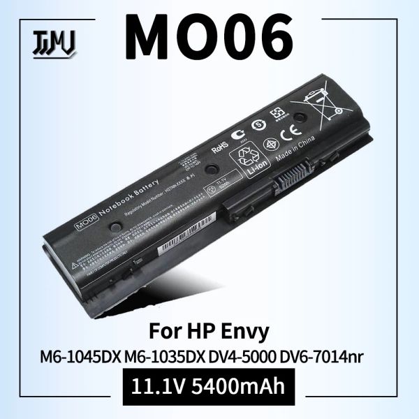 Baterias MO06 MO09 671731001 Bateria de laptop para HP Envy M61045DX M61035DX M61125DX Pavilion DV45000 DV67000 DV67014NN DV77000