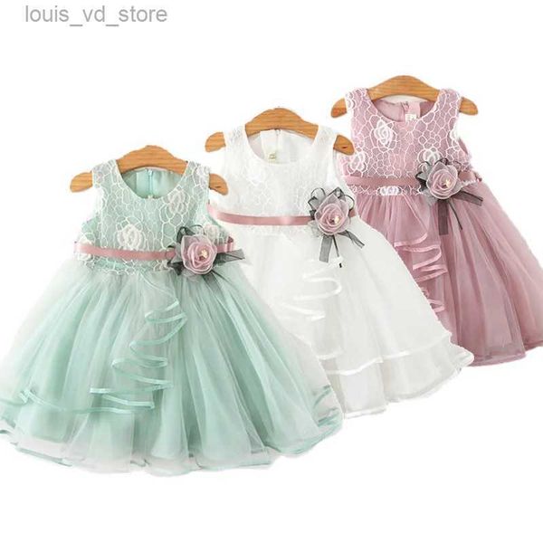 Kız elbiseler kız kızlar elbise gündelik kostüm çocuklar için kızlar çiçek bebek elbise parti küçük prenses tutu yaz elbise vestidos t240415
