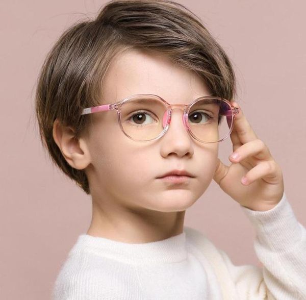 Sonnenbrille Kinder Kinder Brillen Brillen Brillen blockieren blaue Lichtcomputer für Boy Girls Brand Designer Optischer Rahmen Reflektierender UV4007265652