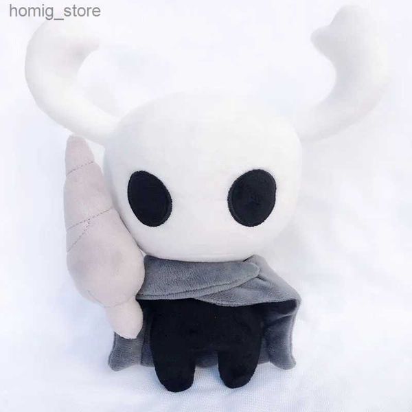 Plüschpuppen 30 cm Hollow Knight Plüschspielzeug Spielfiguren Ghost Stuffed Dolls Kinder Freunde Chritmas Geburtstag Cosplay Geschenk Y240415