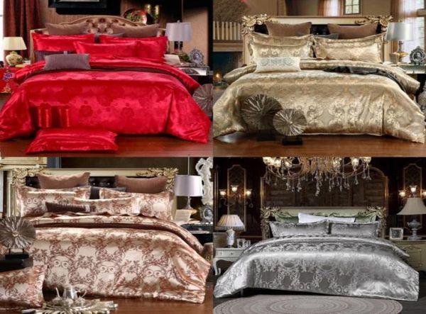 Designer -Bettdecker Sets Luxus 3PCS Home Bettwäsche Set Jacquard Duvet Beds Sheet Twin Single Queen King Size Bettwäsche 473 V23019262