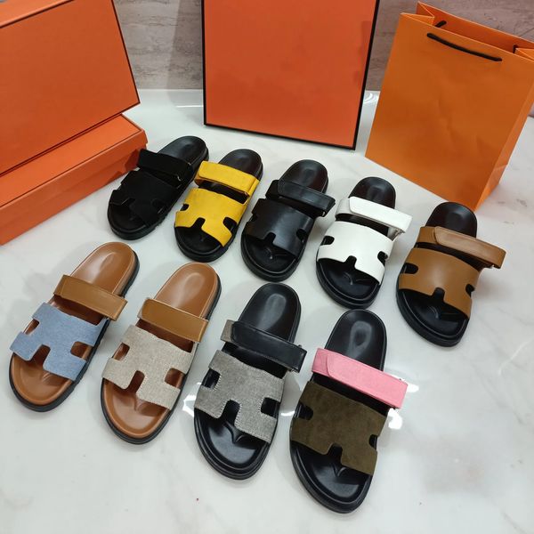 Designer sandals sandali chypre donne scivoli chypre slifors pelliccia di pelliccia in pelle di cuoio slitta sfocatura sfocatura arancione arancione arancione rossa di lusso scarpe di sandalo dimensione 36-45