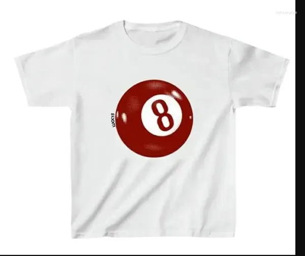 Magliette da donna maglietta grafica casual t-shirt lettere slim fit numero stampare top maniche a maniche corte rotonde per estate