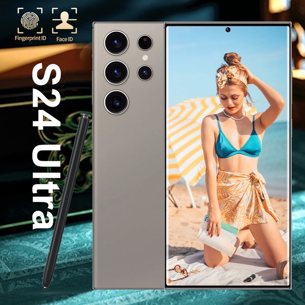 Android Universal Mobile Phone 2024 News24 Ultrar 4+256G 7,3-дюймовый большой экран 5G Global версия Smart Gaming Phone поддерживает отпечаток пальцев.