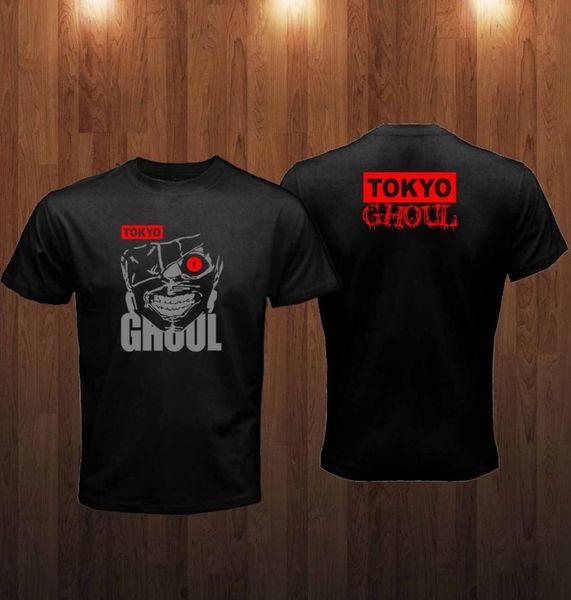 Tokyo Ghoul Ken Kaneki Японская темная аниме манга ретро -черные мужчины Tshirt 2020 S Summer Tops Tees футболка 5784305