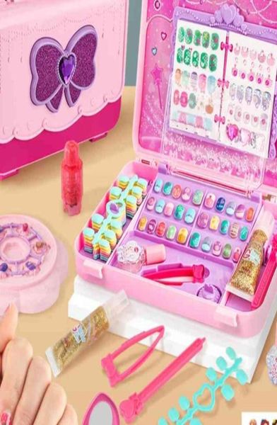 280pcs Dreamy Nail art set Toys Girl Girls Girls Finge Play Safe No Toxic per 4 5 6 7 8 anni Girl56859775473266