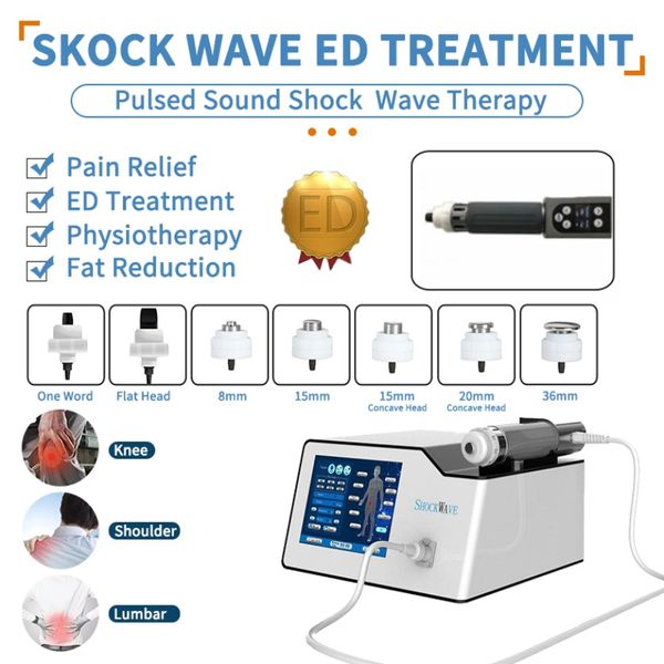 Andere Schönheitsausrüstung Multifunktions-ESWT-Schockwellentherapie mit geringer Intensität für erektile Dysfunktion physischer Körperschmerzen Relif Instrument