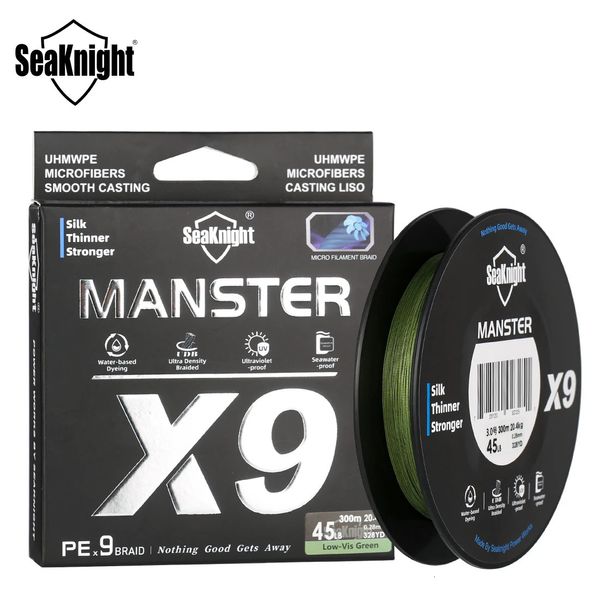 Seaknight Brand X9 Series Rishing Line 500300150M Seawaterpropet Uvpray Si Coter 9 Плетение гладких многофиламентов PE 240407