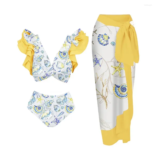 Swimwear's Swimwear Sea Life Stampa un costume da bagno con un pezzo e copri il set di bikini grade