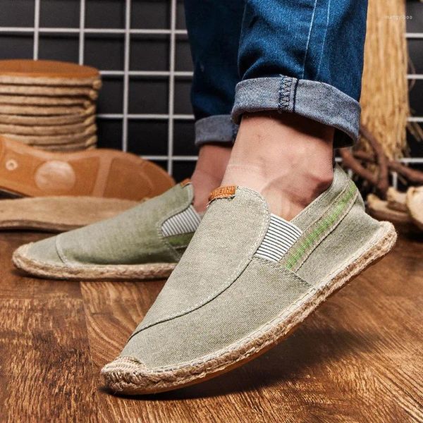 Casual Shoes Herren Retro Flat Bottomed Leinenboden Fisherman's Holiday Beach Segelboot Bohemian Herbstgröße 38-44