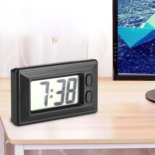 Duvar Saatleri LCD Dijital Tablo Elektronik Saat Gösterge Tablosu Masa Tarihi Zaman Takvim Ekranı