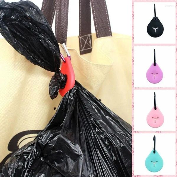 Dog Apparel Anti-Slip Pet Garbage Saco Clip fornece portáteis Handle-livre Handle Poop ao ar livre