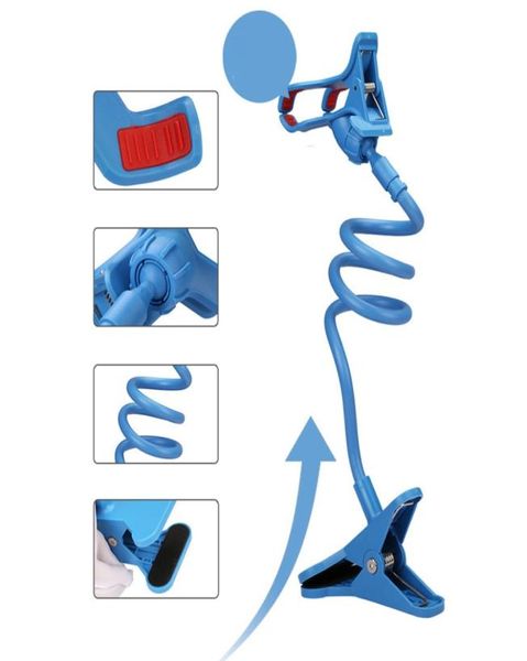 Nuovo supporto per mobile Lazy Bracket Two Flexible Telefon Porta per supporto per cellulari