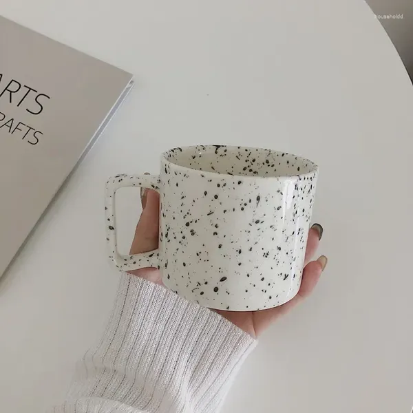 Canecas 2 peças coreanas insandos de moda caneca caneca de leite xícaras de café casais de cerâmica xícara de chá de chá bebendo por atacado