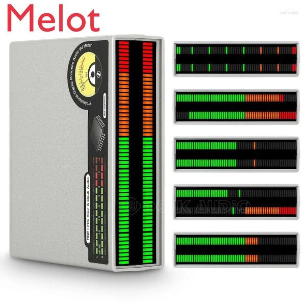 Figurine decorative a LED Music Microfono Spectrum Livello Metrofondo MicroComputer Single Rhythm Lampada di alta qualità e graduazione duratura