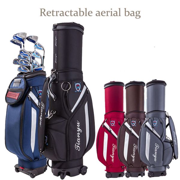 Golf Retactracable Bag Herren- und Frauen Multifunktionaler Luftversand Standard-Tasche Universal Wheel Brake Schutzumschlag