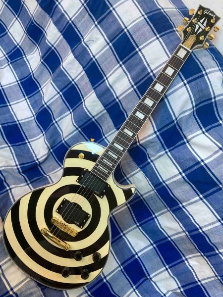 PEGS Invia in 3 giorni di fabbrica Custom Shop Zakk Wylde Bullseye Pickups LP Electric Guitar in stock