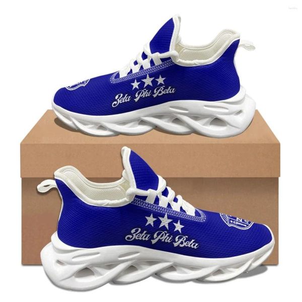 Scarpe casual zeta phi beta pattern ladies autunno inverno inverno tondo design di marca vulcanizzato donna comodo allaccia con sneaker morbide fai da te