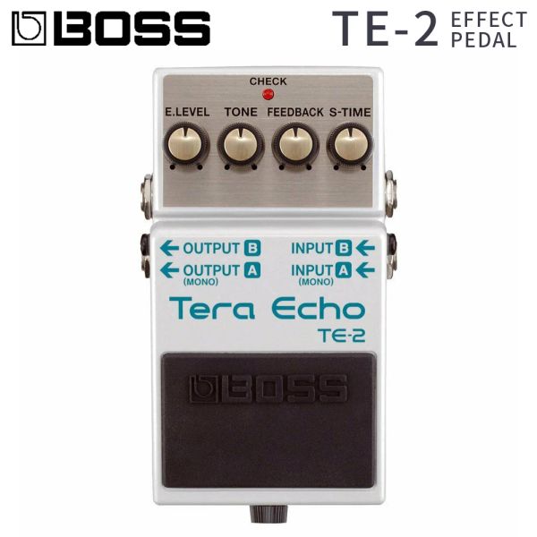 Guitar Te2 Tera Echo Tipo de reverb Guitar Efeito Compact Pedal Mini dispositivo para guitarra elétrica