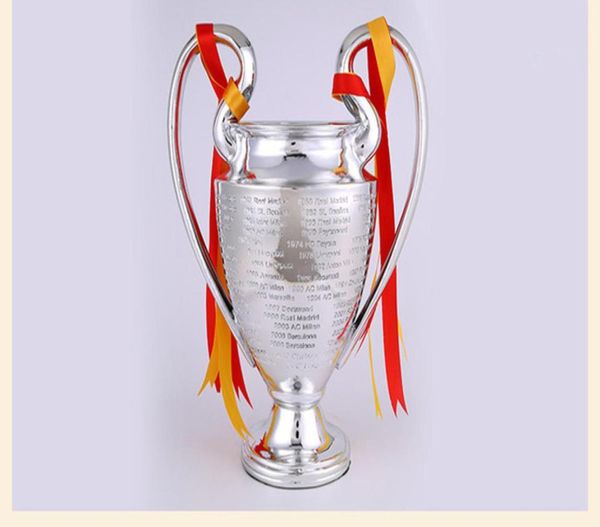 S Trophy Arts Soccer League Little Fans for Collections Metal Silver Color Words with Madrid9253982