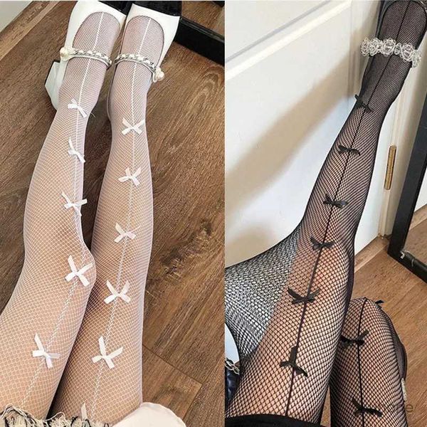 Meias de meias de verão Summer Sexy Mesh Fish Let Meias Pantyhose Hollow Out Transparent Slim Fishnet Pantyhose Party Clube