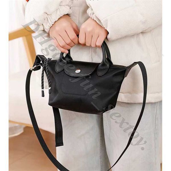 Cowhide High Store 90% Rabatt auf Großhandel Stoff Hochversion Jugend Nylon 1 mit lässigen Crossbody Schwarze Geldbörse Knödel Schulter Luxus Handtasche Cross Lod Bag Frauen klein