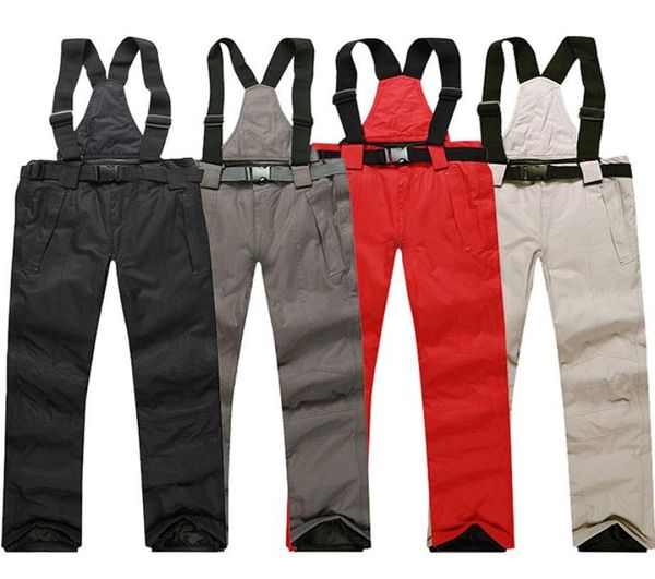 Skihosen Männer Skigarken 2021 warme Outdoor Sports wasserdichte Frauen039s Schneehose Erwachsene Hosenträger Winter Snowboarde2113784