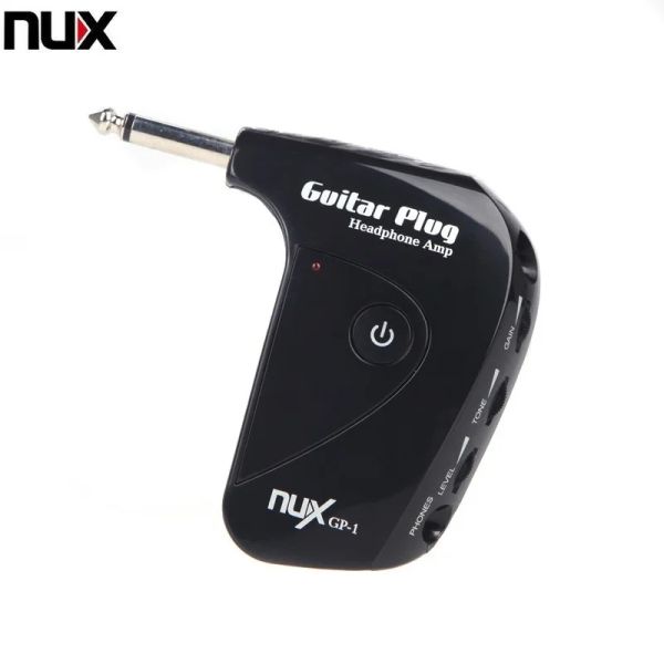 Кабели Nux GP1 Portable Guitar Plug Amp с классическим рок -рок -британским искажением