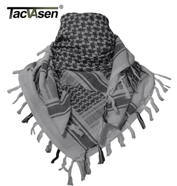 Tacvasen Мужчины Scarf Tactical Desert Arab Arab Keffiyeh Scarf Hamouflage Head Scarf Женщины арабские хлопковые пейнтбольные маски D1812716697