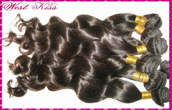 Top -Qualität realer nicht verarbeiteter Vollzutikel Raw Virgin Filipino Human Hair Lose Wave 3pcslot Grad 8A eindeutiger Anbieter6756787