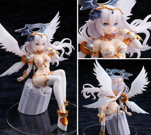 22 см. Японское аниме Noire Hyperdimension Neptunia Black Heart Noire PVC фигурные фигуры Модель модели модели для подарка T2001176230250