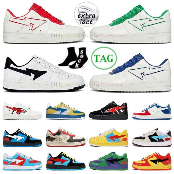 2024 Novos tênis de tênis de baixo corte STA Casual Designer Run Shoes Skateboard