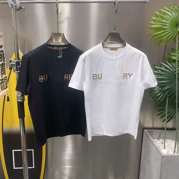 Designer Herren T-Shirt Luxury Herren T-Shirt 3D Stereoskopisch bedrucktes Buchstaben Kurzarm Herren Hip Hop Top Stoff M-5xl