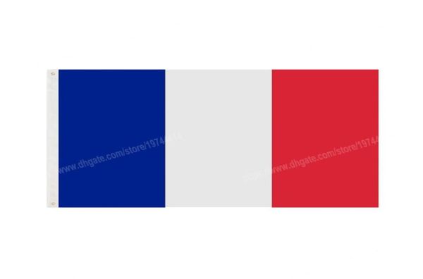 Banner di poliestere nazionale di bandiera francese che vola 90 x 150 cm 3 bandiere da 5 piedi in tutto il mondo in tutto il mondo Outdoor9189599